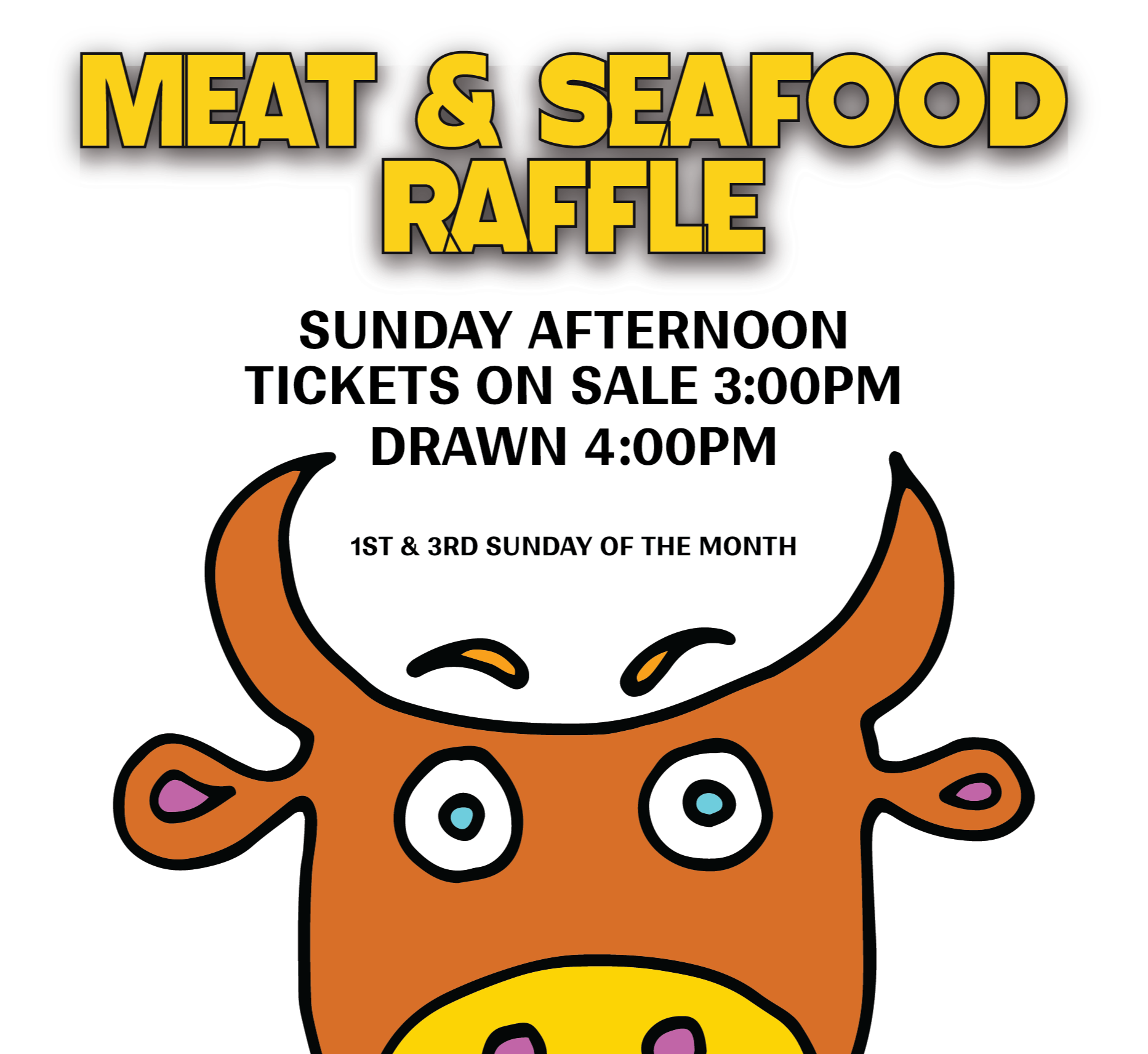 Sunday Seafood & Meat Raffle