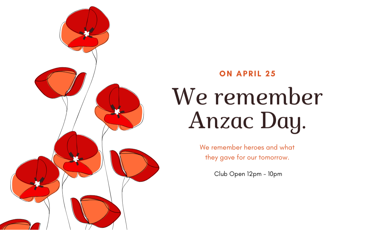Open ANZAC Day