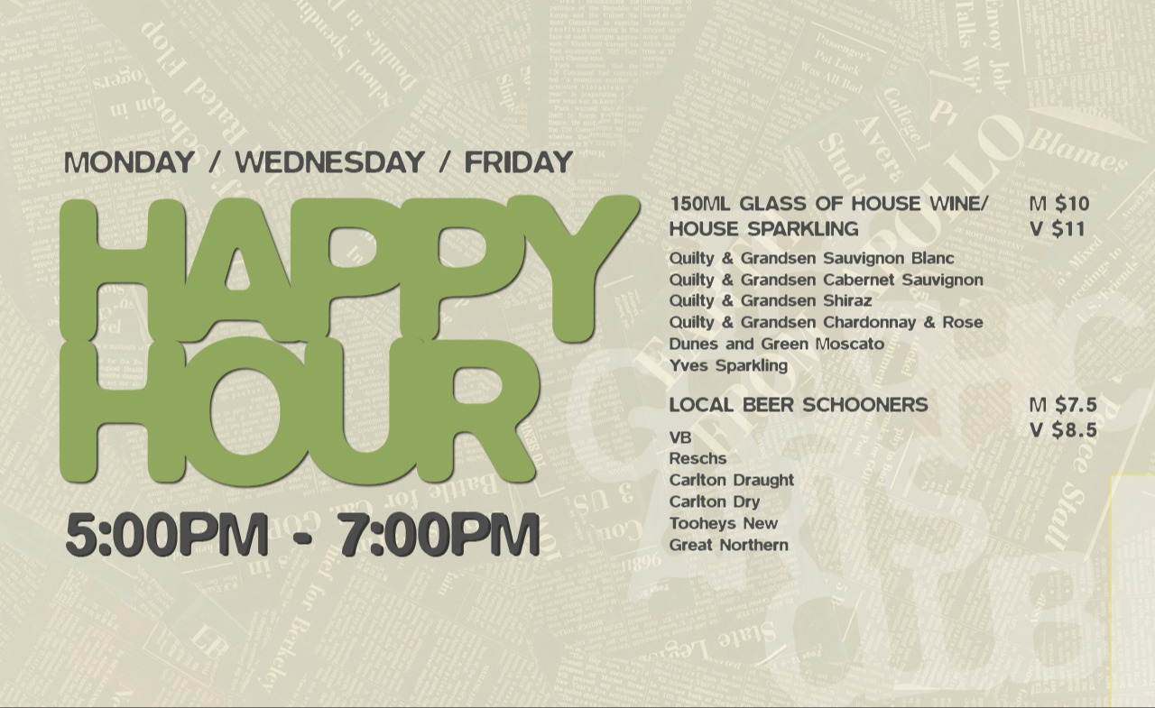 Friday Happy Hour