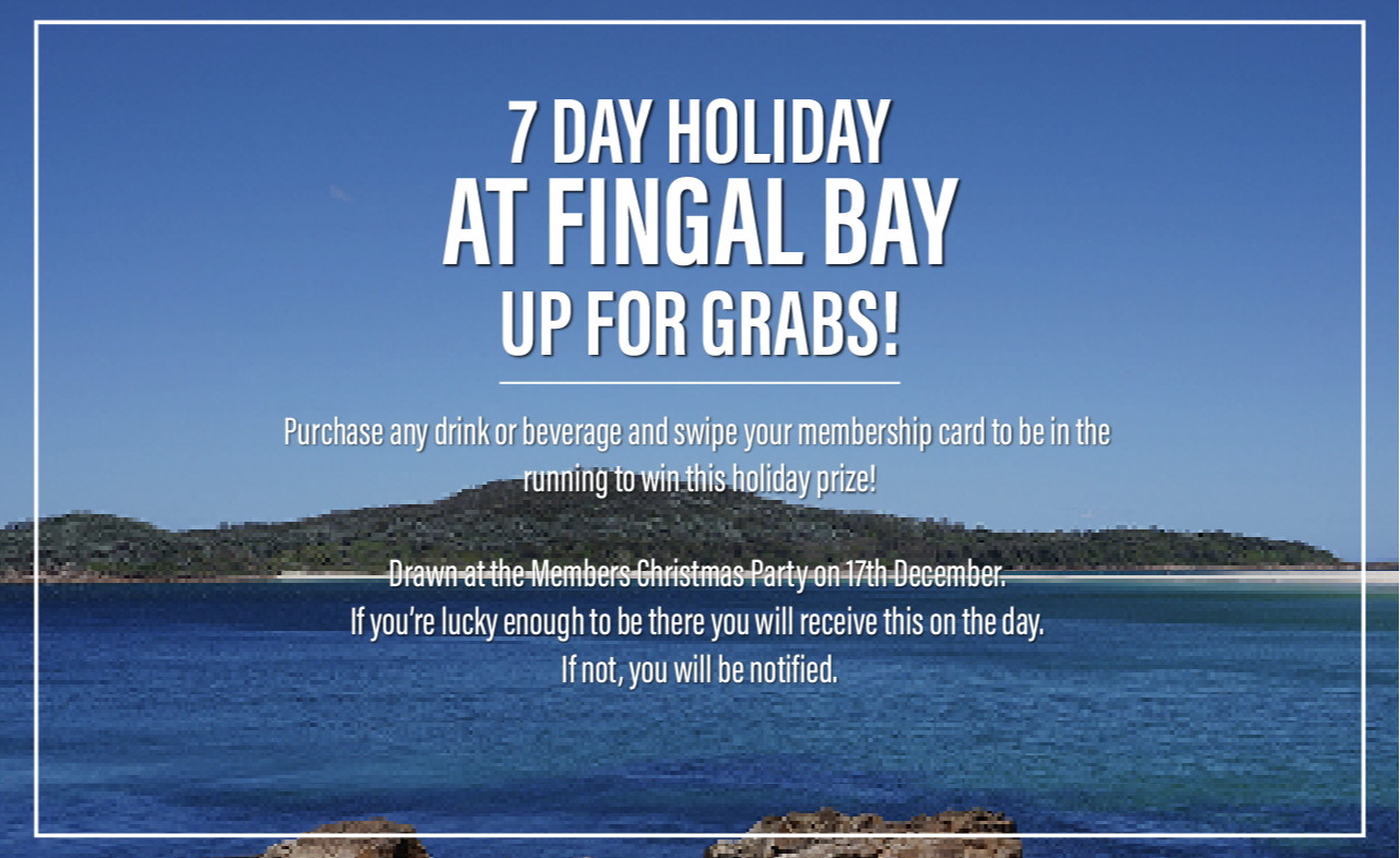 7-Day Fingal Bay Holiday