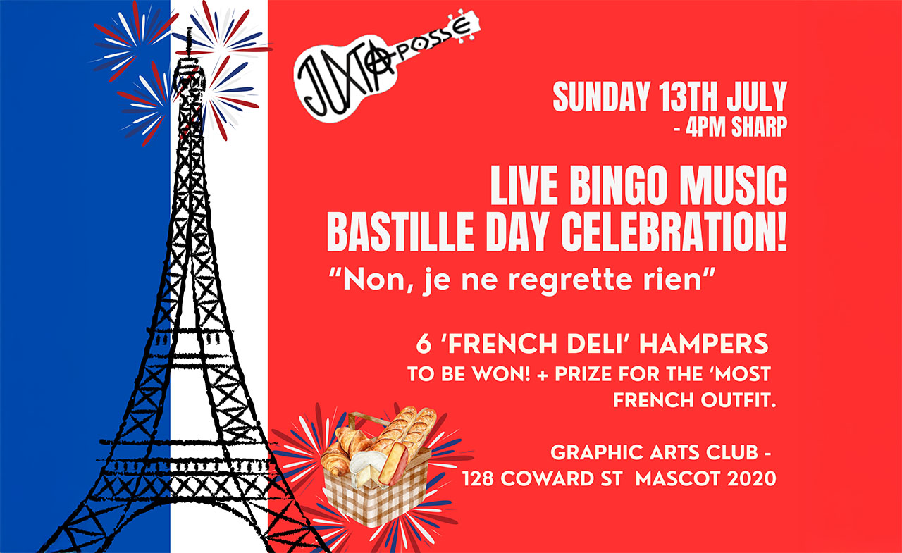 Bastille Day - Sunday Music & Bingo